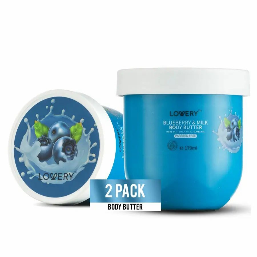 Beauty * | Lovery Blueberry Milk Shea Body Butter 2-Piece Set