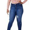 Clothing * | 1822 Denim Destructed Raw Hem Ankle Skinny Jean Taryn