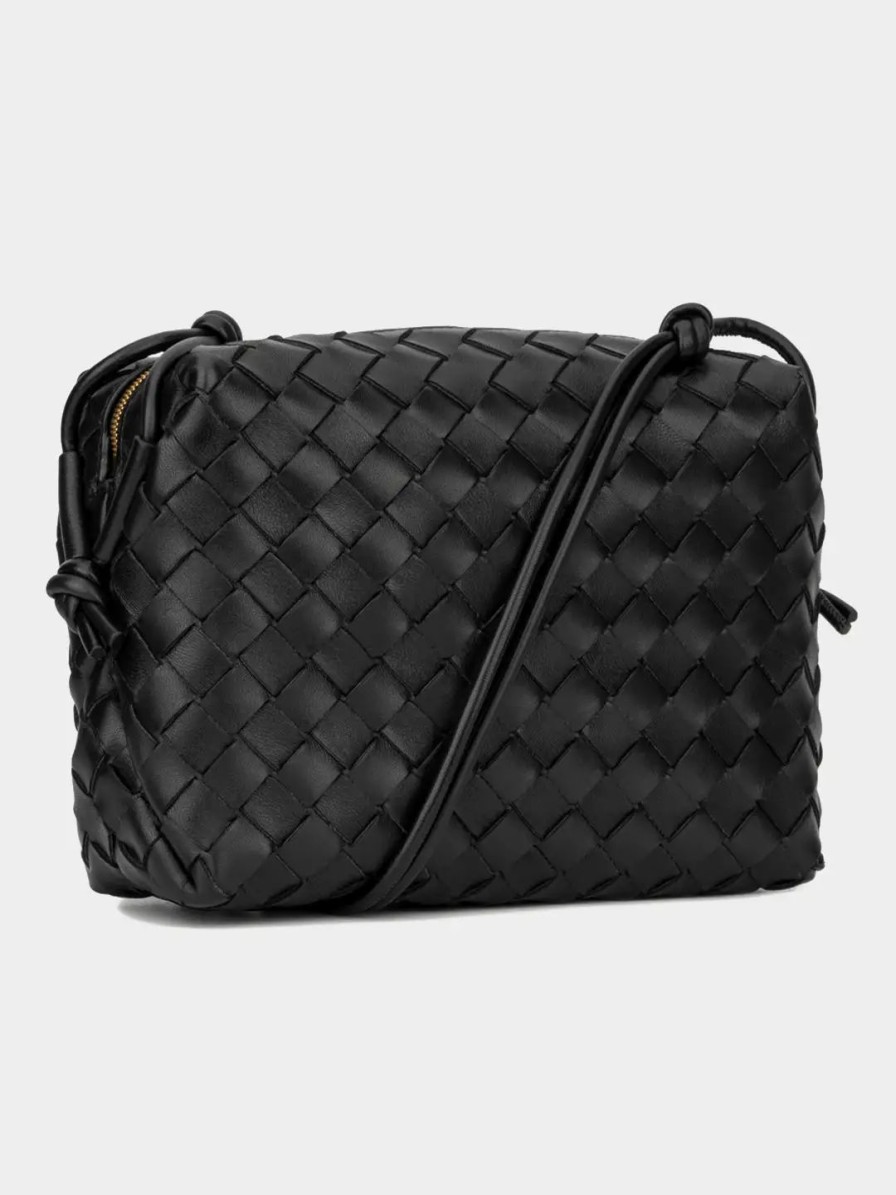 Handbags * | Bottega Veneta Small Loop Camera Bag Black