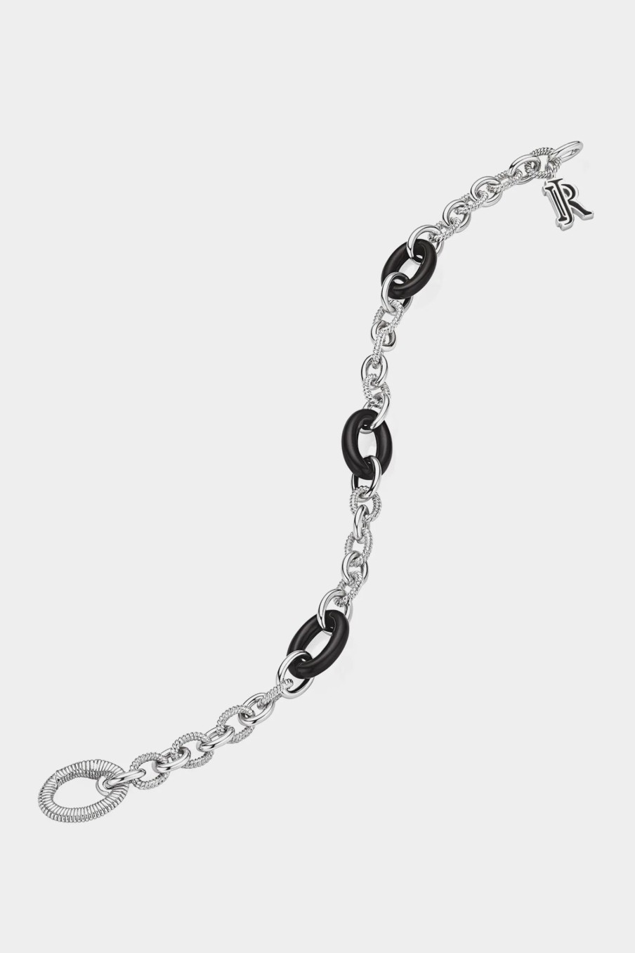 Jewelry-Accessories * | Judith Ripka Eternity Signature Link Chain Bracelet Black Onyx