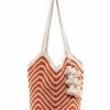 Handbags * | Jadetribe Maya Organic Tassel Crochet Bag Orange