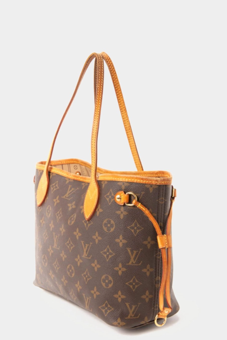 Handbags * | Louis Vuitton Neverfull Monogram Tote Bag Brown