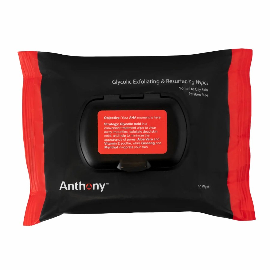 Beauty * | Anthony Glycolic Exfoliating & Resurfacing Wipes