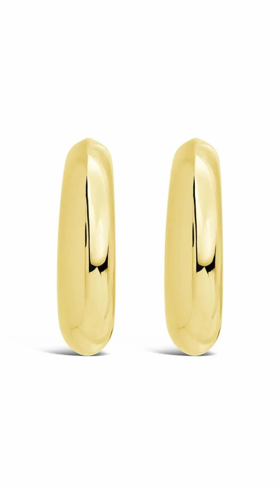 Jewelry-Accessories * | Sterling Forever Avril Hoop Earrings Gold