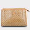 Handbags * | Celine Macadam Triomphe Toiletry Pouch Brown