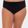 Clothing * | Magicsuit Solid Shirred Brief Black