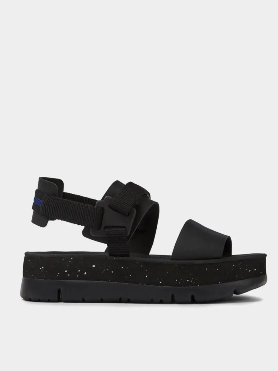 Shoes * | Camper Oruga Up Sandal Black