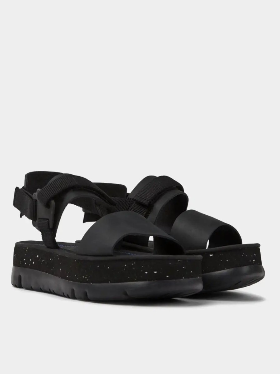 Shoes * | Camper Oruga Up Sandal Black