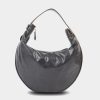 Handbags * | Gucci Bow Plaque Hobo Bag Black