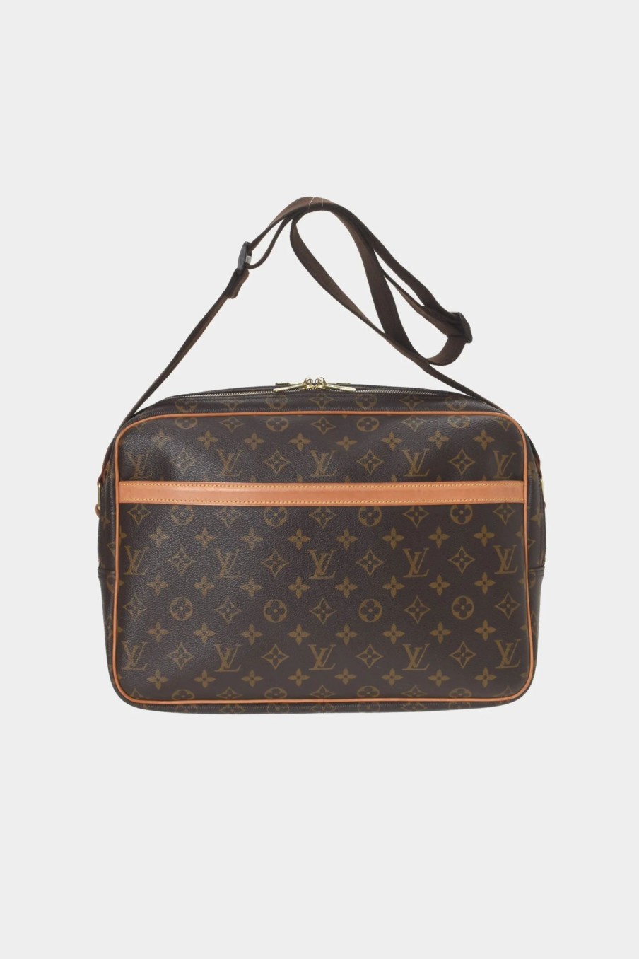 Handbags * | Louis Vuitton Reporter Mm Crossbody Bag Brown