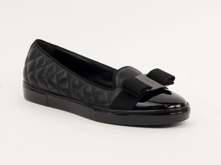 Shoes * | Salvatore Ferragamo Ballet Flats Black