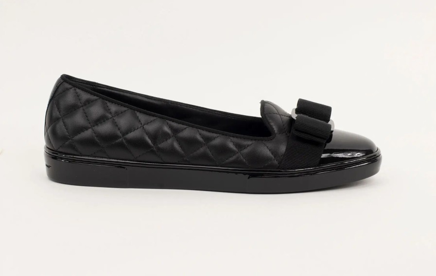 Shoes * | Salvatore Ferragamo Ballet Flats Black