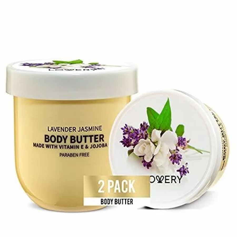 Beauty * | Lovery Lavender Jasmine Whipped Body Butter 2-Piece Set Beige