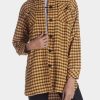 Clothing * | Karl Lagerfeld Long Plaid Jacket Golden Yellow