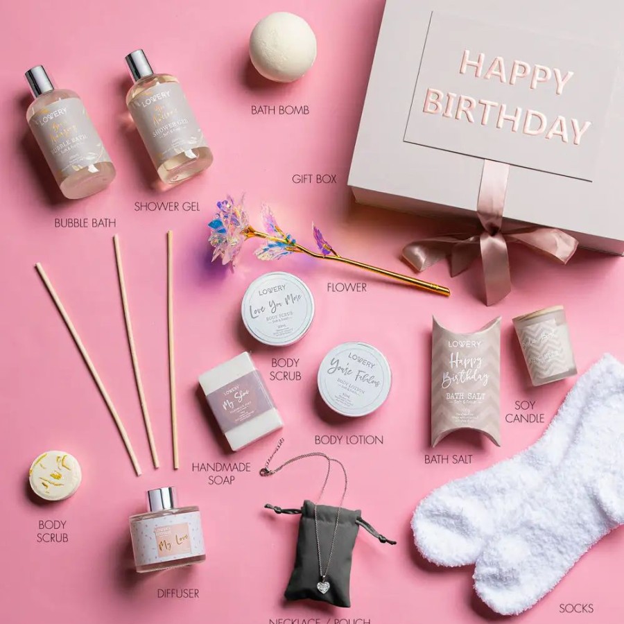 Beauty * | Lovery Birthday Gift Basket 20-Piece Set