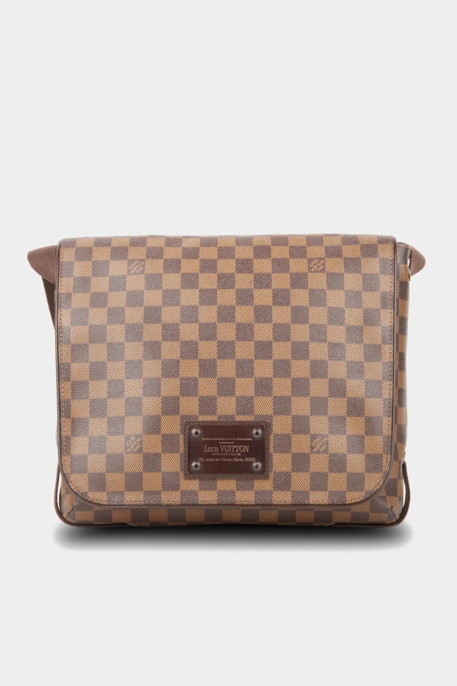 Handbags * | Louis Vuitton Brooklyn Pm Damier Ebene Crossbody Bag Brown