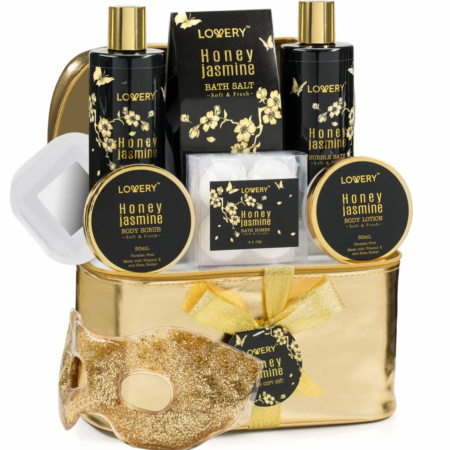 Beauty * | Lovery Honey Jasmine Home Spa Bag 12-Piece Set