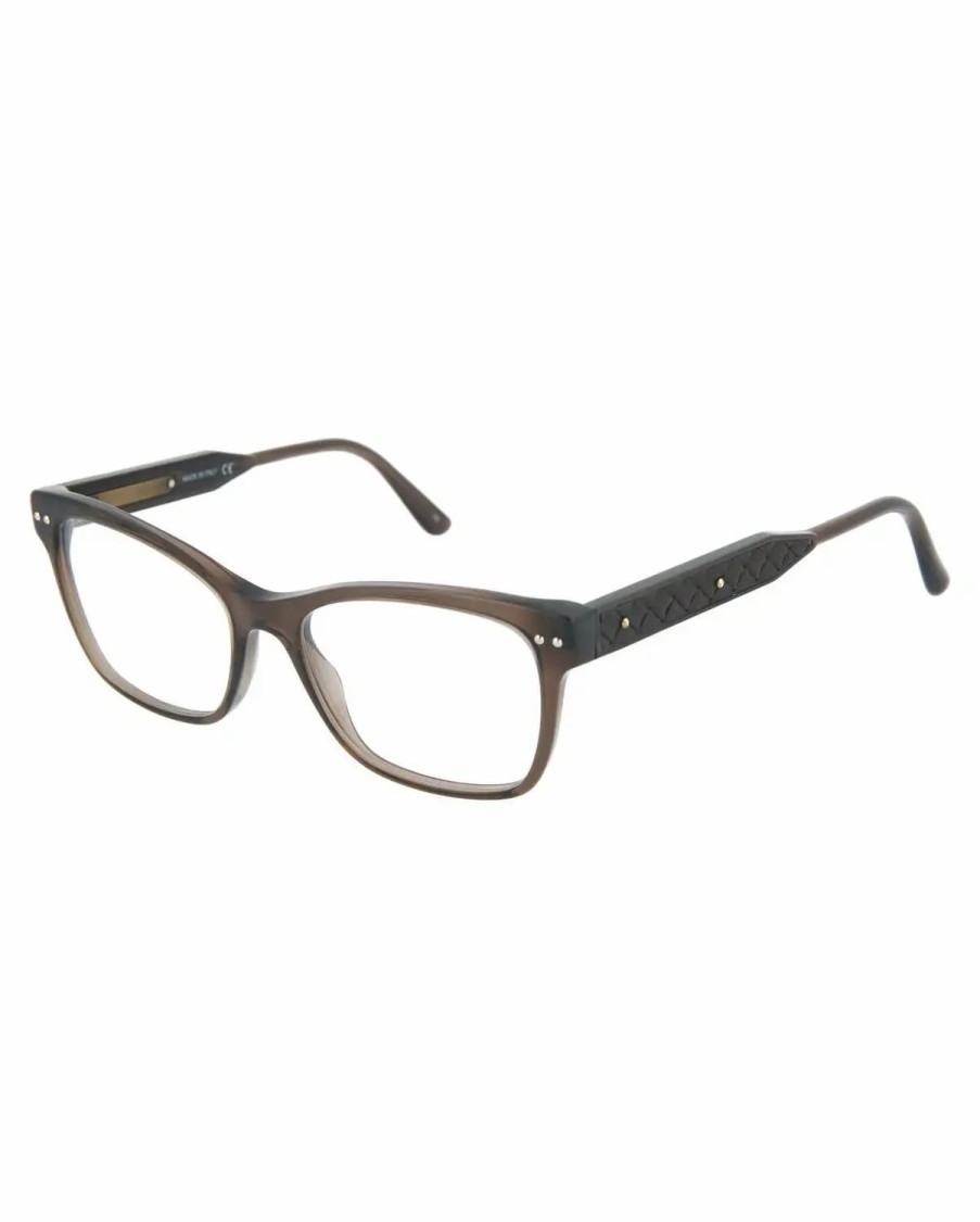 Jewelry-Accessories * | Bottega Veneta Cat Eye Eyeglasses Shiny Dark Espresso