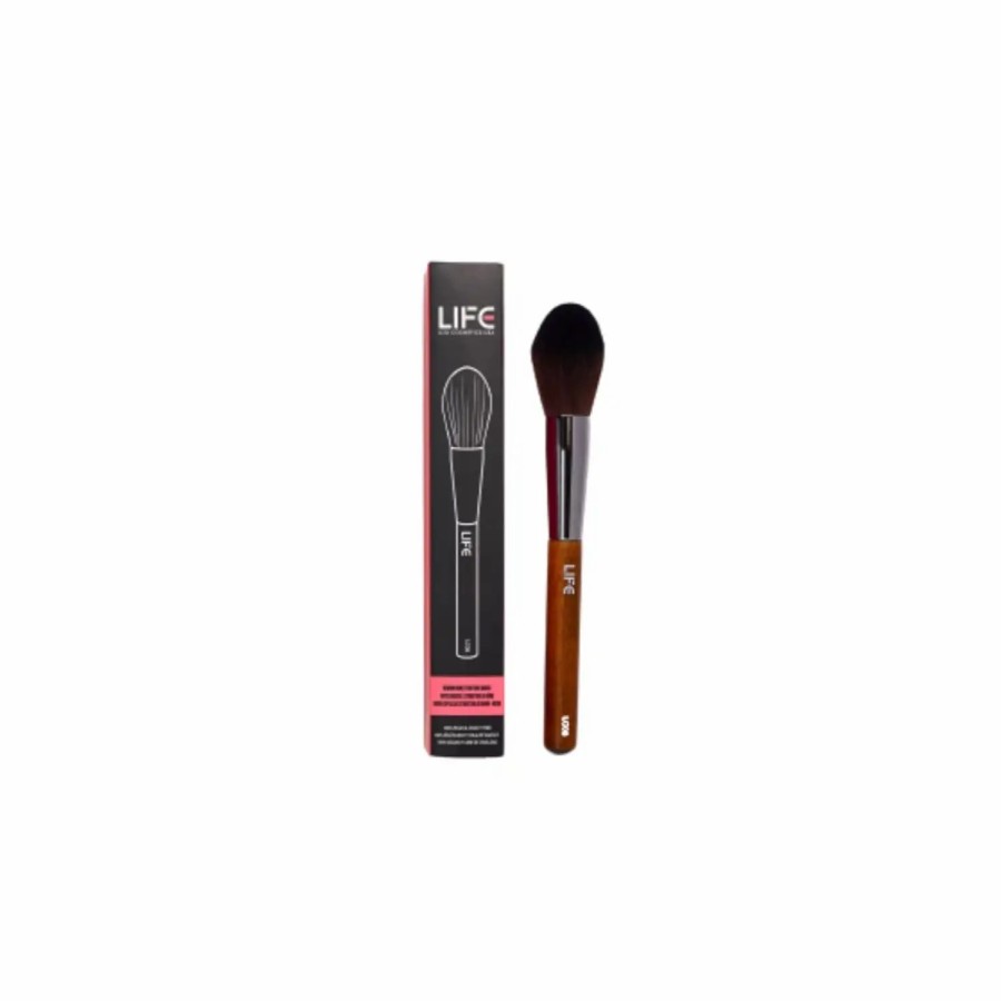 Beauty * | Life Cosmetics Medium Dome Structure Brush Brown