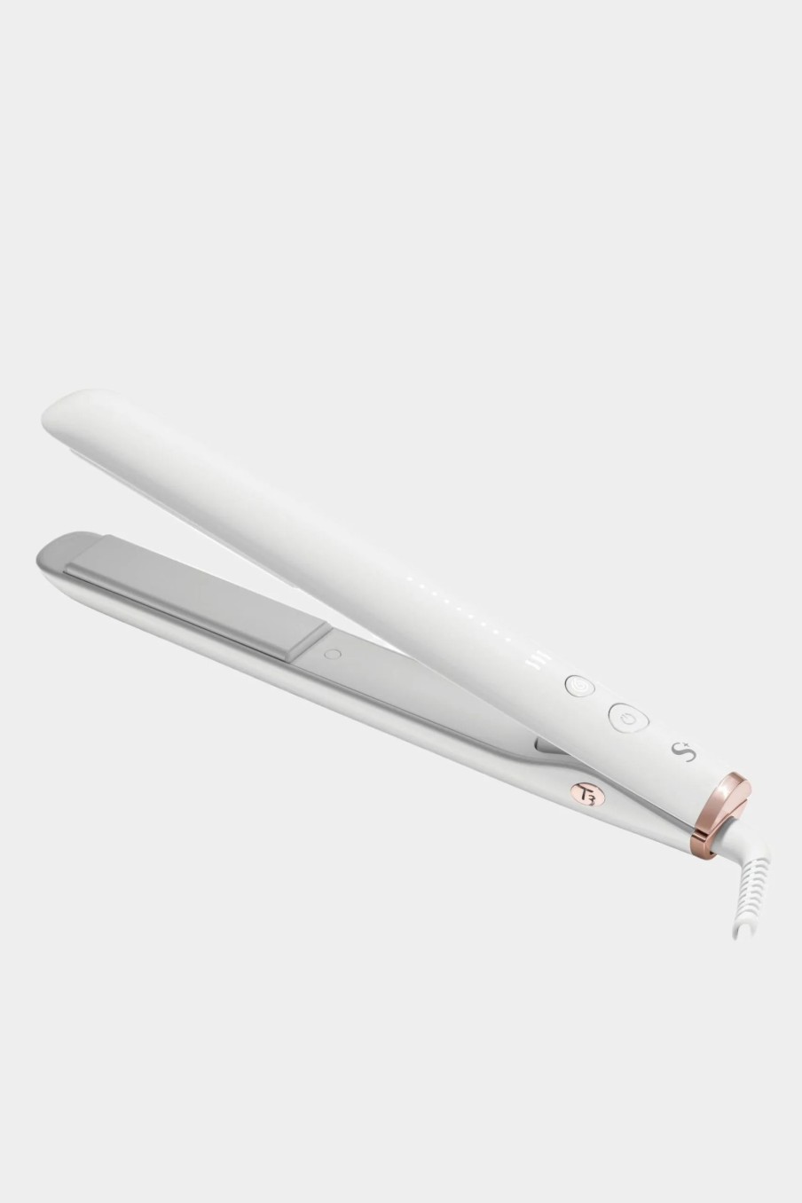 Beauty * | T3 Single Pass Stylemax Professional 1 Flat Iron With Automated Heat White