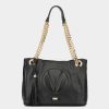 Handbags * | Valentino By Mario Valentino Luisa Handbag Black