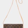 Handbags * | Louis Vuitton Pochette Twin Crossbody Bag Brown