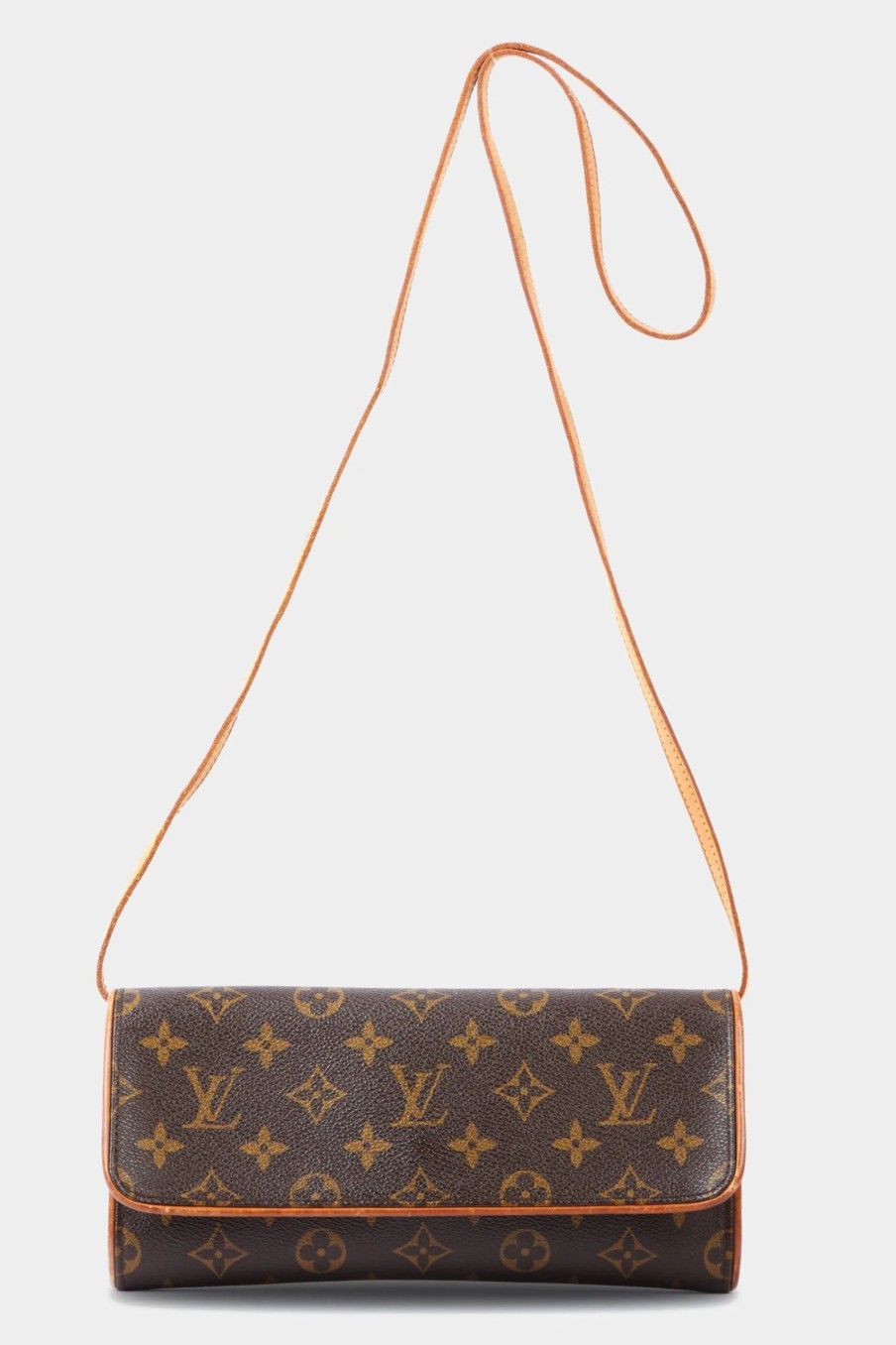 Handbags * | Louis Vuitton Pochette Twin Crossbody Bag Brown