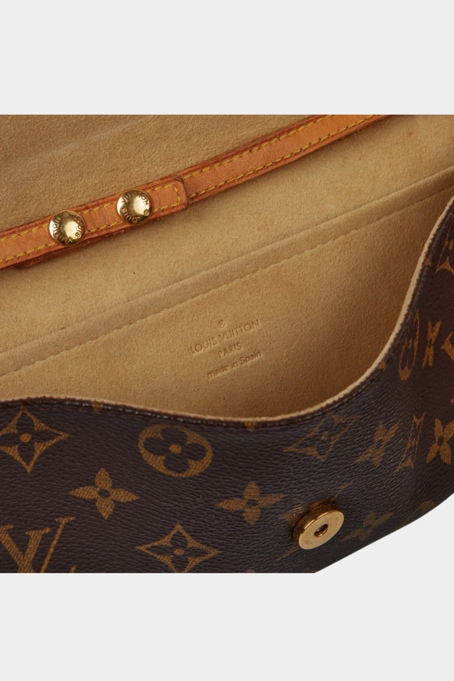 Handbags * | Louis Vuitton Pochette Twin Crossbody Bag Brown