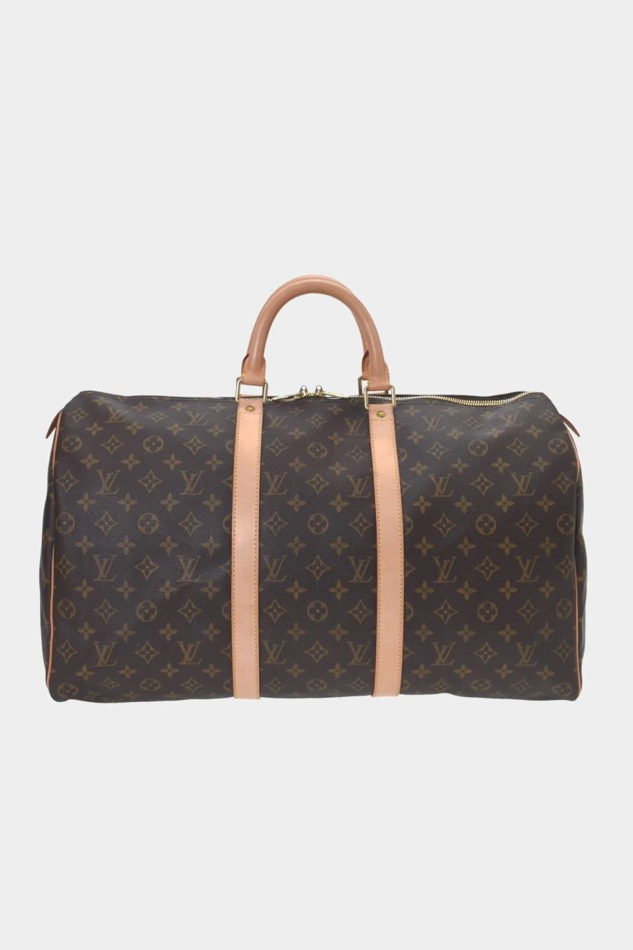 Handbags * | Louis Vuitton Keepall 50 Travel Bag Brown