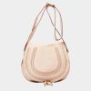 Handbags * | Chloe Marcie Crossbody Bag Beige