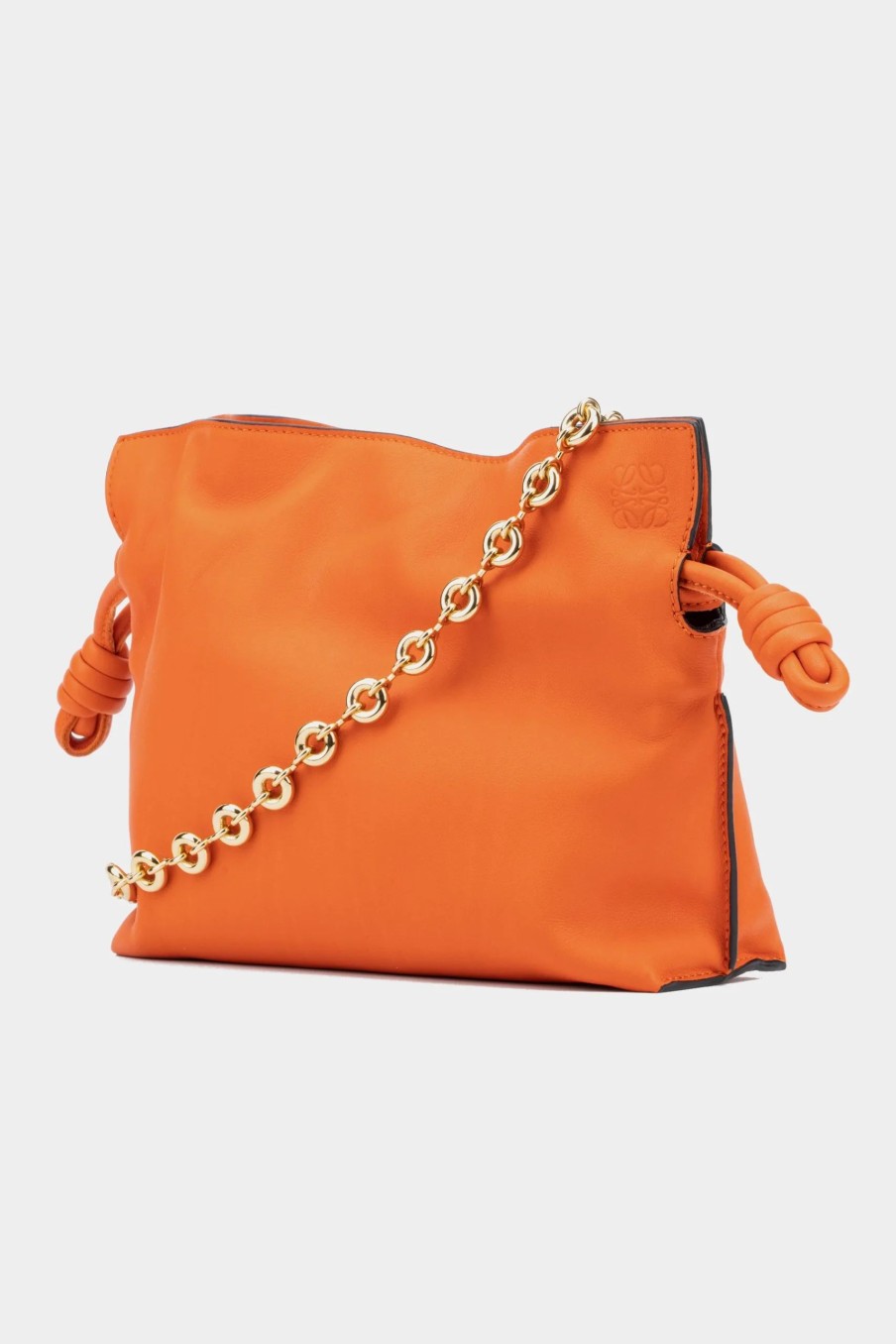 Handbags * | Loewe Mini Flamenco Clutch Orange