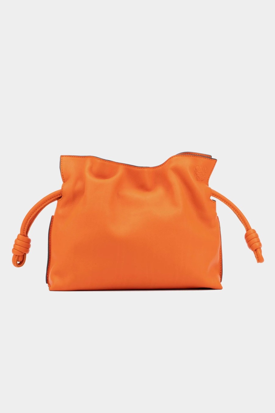 Handbags * | Loewe Mini Flamenco Clutch Orange