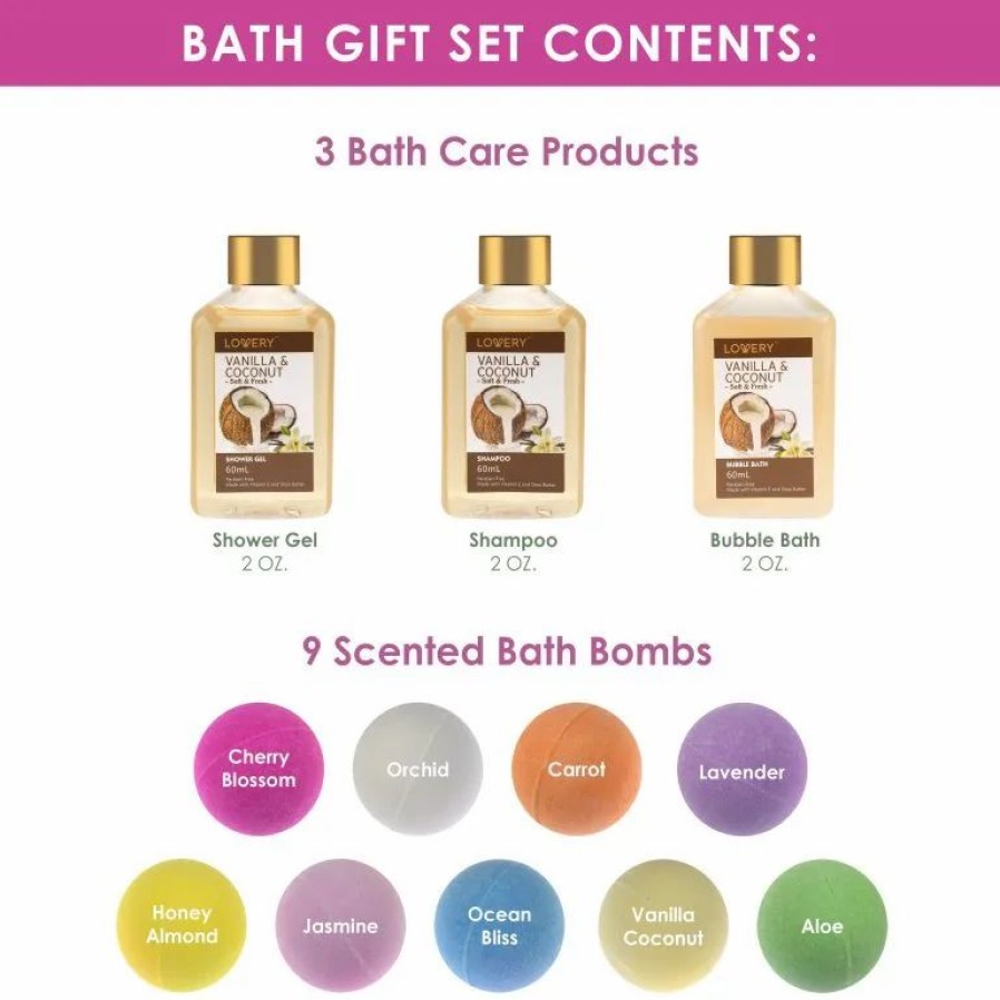 Beauty * | Lovery Bath Bomb Gift Box 12-Piece Set