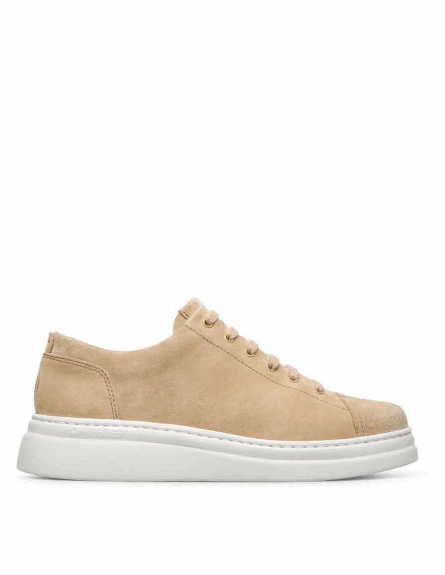 Shoes * | Camper Runner Up Platform Sneakers Medium Beige