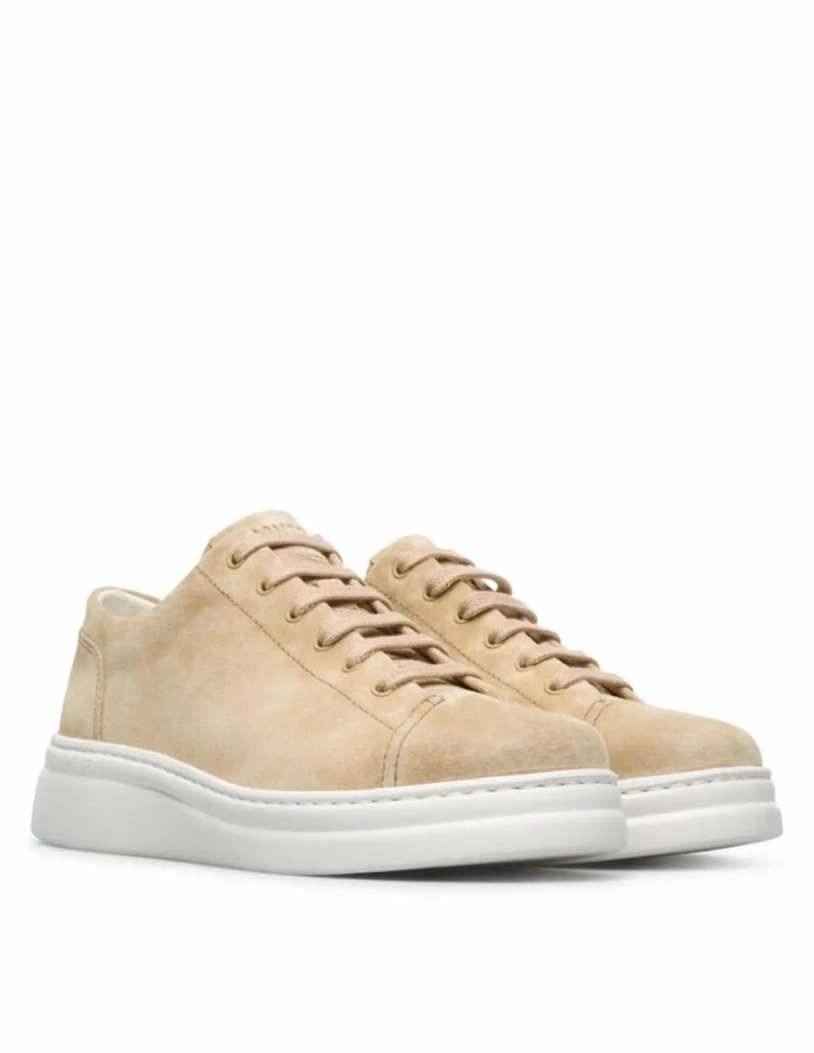 Shoes * | Camper Runner Up Platform Sneakers Medium Beige