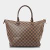 Handbags * | Louis Vuitton Damier Ebene Saleya Tote Bag Brown