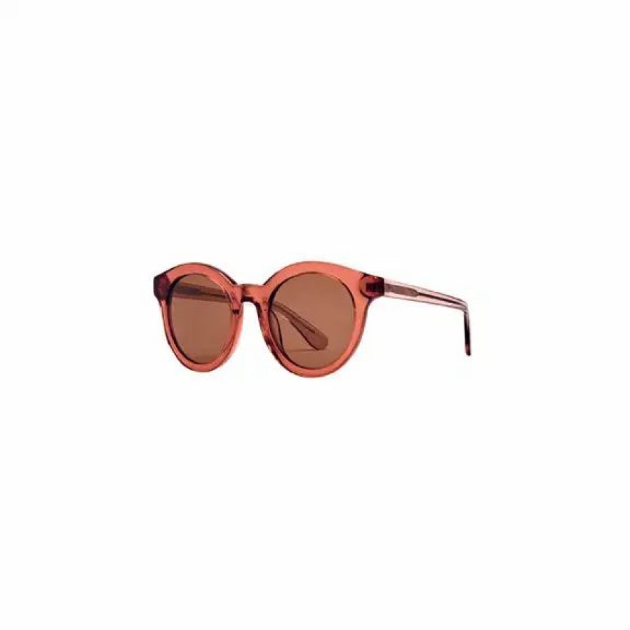 Jewelry-Accessories * | Bay Sky Round Acetate Sunglasses Rust