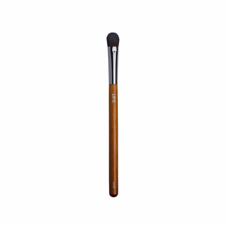 Beauty * | Life Cosmetics Fluff Round Brush Brown