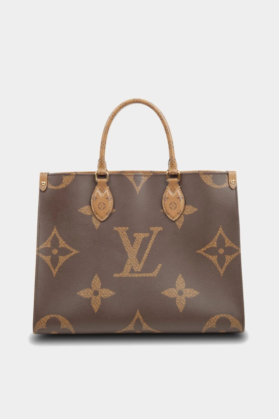 Handbags * | Louis Vuitton Onthego Mm Tote Bag Brown