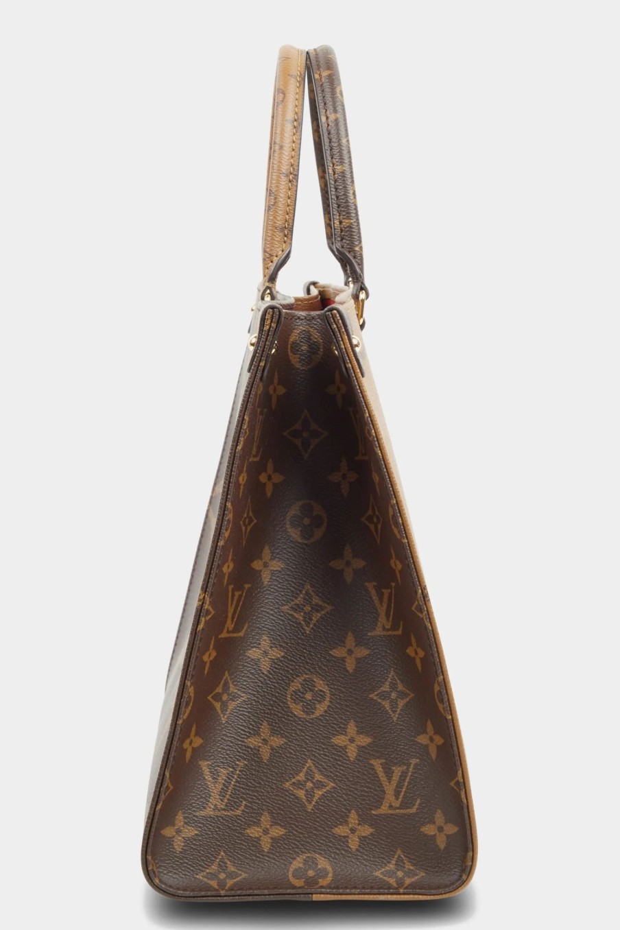 Handbags * | Louis Vuitton Onthego Mm Tote Bag Brown