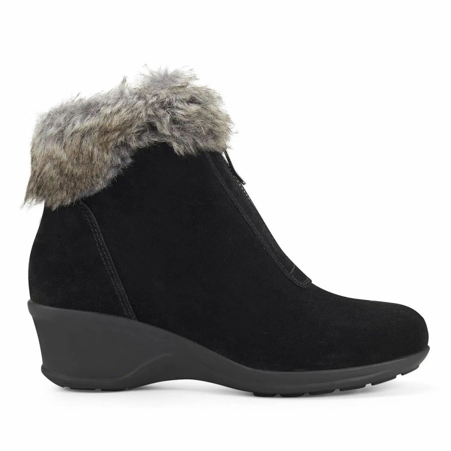 Shoes * | Easy Spirit Fairlae Wedge Booties