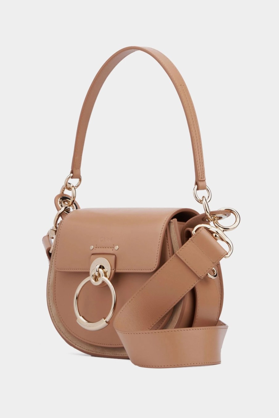 Handbags * | Chloe Small Tess Bag Light Tan