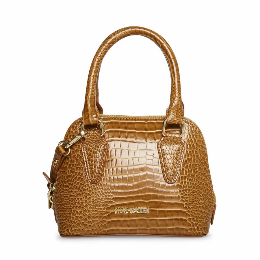 Handbags * | Steve Madden Hopec Top Handle Crossbody Brown