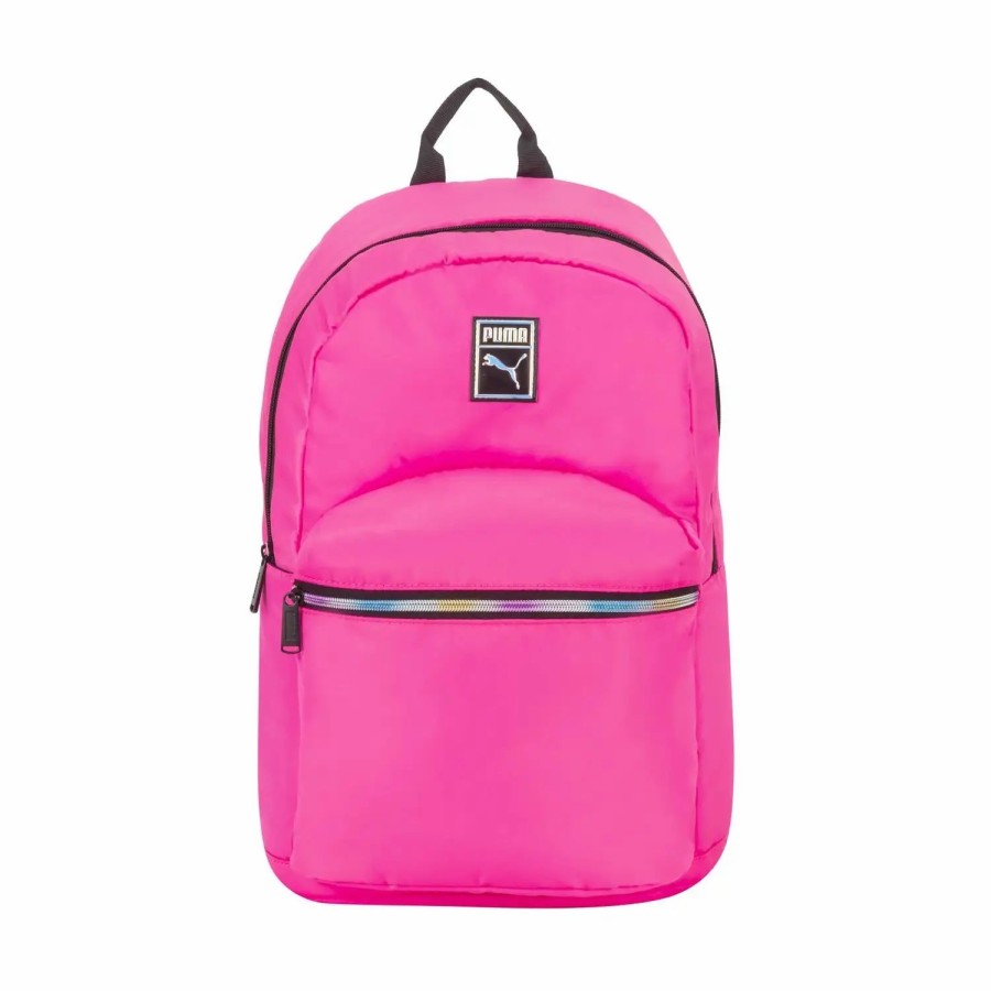 Handbags * | Puma Essentials Backpack Medium Pink