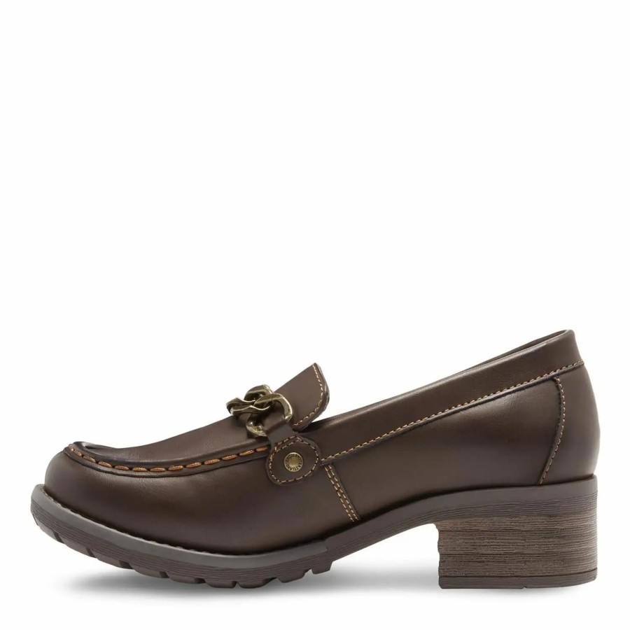 Shoes * | Eastland Nora Wide Slip-On Brown