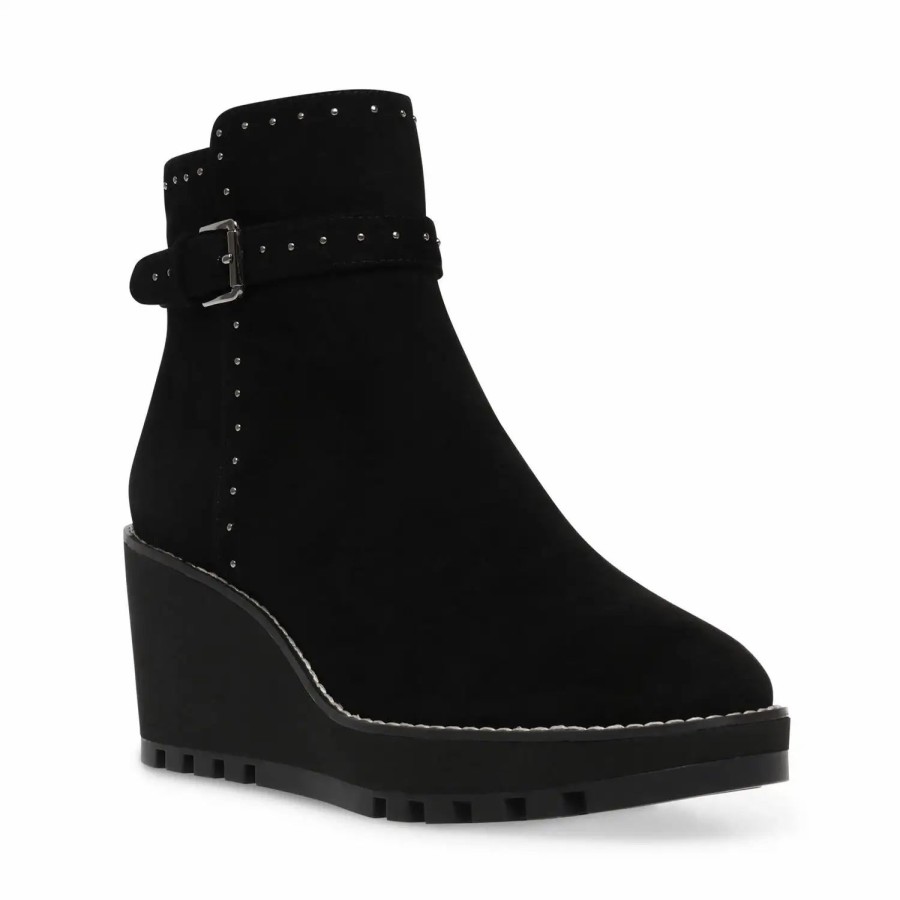 Shoes * | Anne Klein Pamela Studded Wedge Bootie