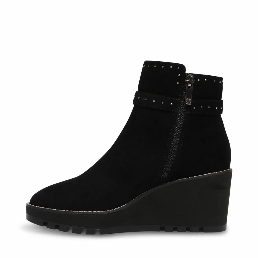 Shoes * | Anne Klein Pamela Studded Wedge Bootie