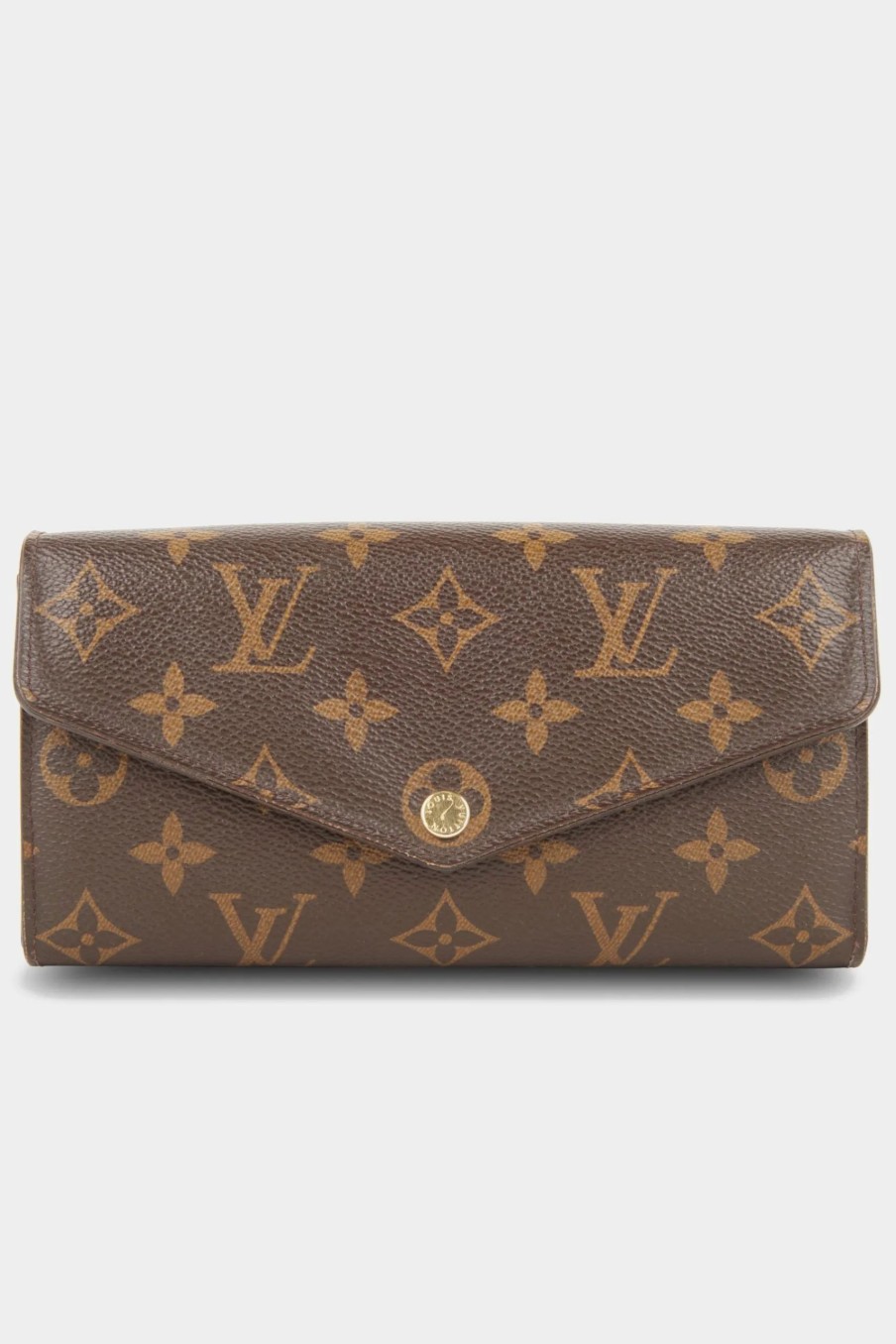 Handbags * | Louis Vuitton Monogram Sarah Nm Wallet Brown