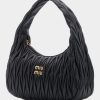 Handbags * | Miu Miu Wander Bag Black