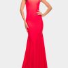 Clothing * | La Femme Chic Luxe Jersey Gown